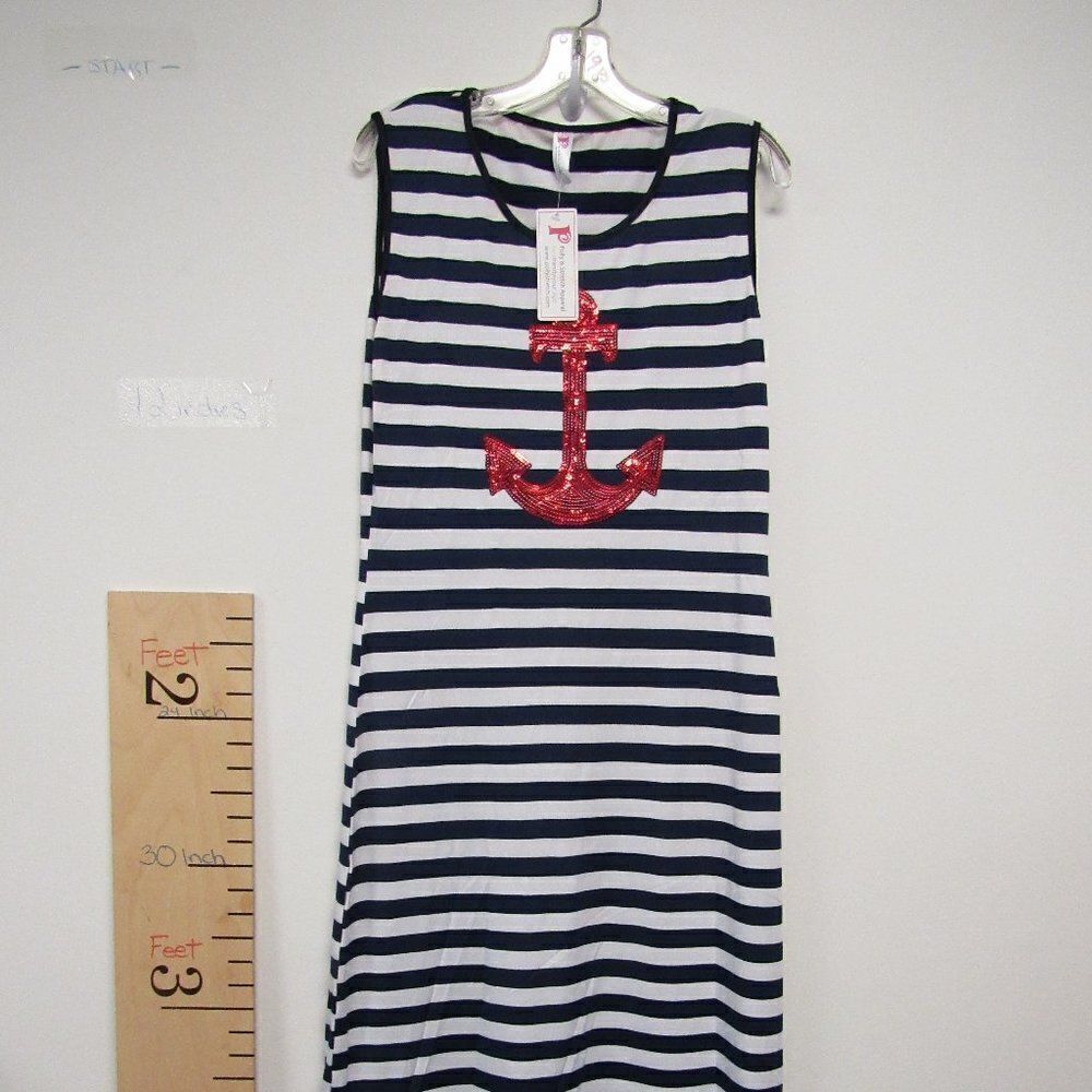Sequin Anchor Dress New